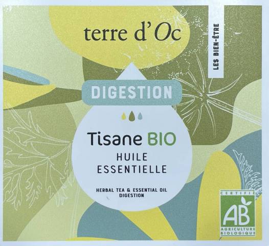 Thé à emporter - Tisane aux huiles essentielles DIGESTION