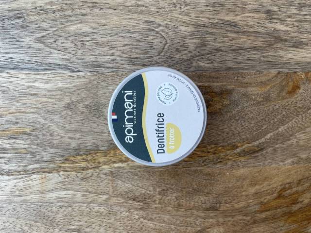 Dentifrice  frotter - Menthe poivre - Apimani