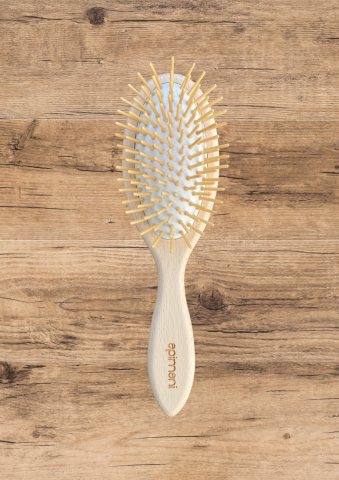 Brosse  cheveux en bois - Apimani