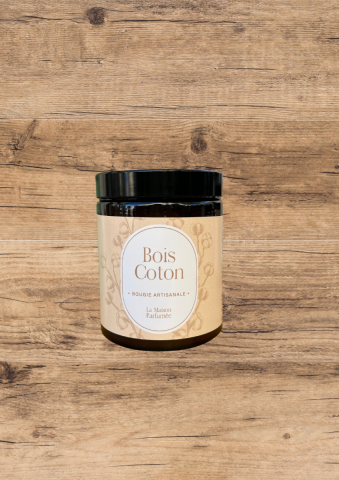 Bougie gourmande - Bois Coton - Autour du Bain