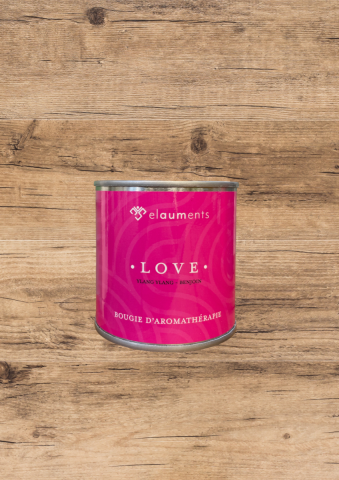 Bougie d'aromathrapie - Love - Elauments