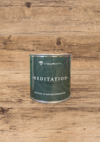 Bougie d'aromathrapie - Mditation - Elauments