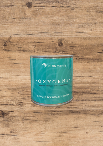 Bougie d'aromathrapie - Oxygne - Elauments