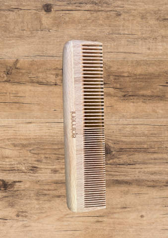 Peigne en bois  double dents - Apimani