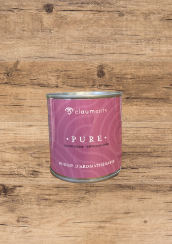 Bougie d'aromathrapie - Pure - Elauments