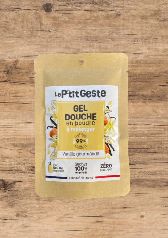 Gel douche en poudre - Vanille gourmande - Le P