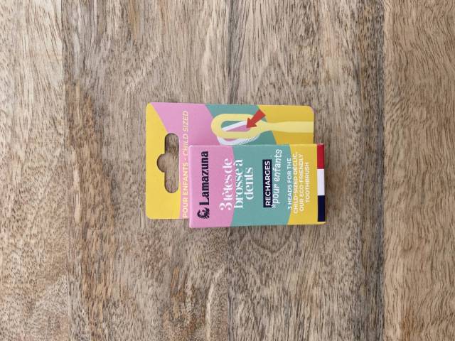 Recharge 3 ttes de brosse  dents - Enfant - Lamazuna