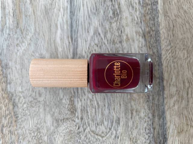 Vernis  ongles - Rouge Prune - Charlotte Bio
